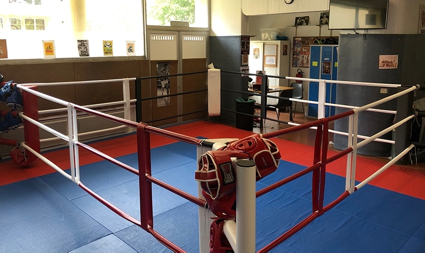 matériel boxe dans club de boxe Jaguar 92 pour entraînement de kick boxing